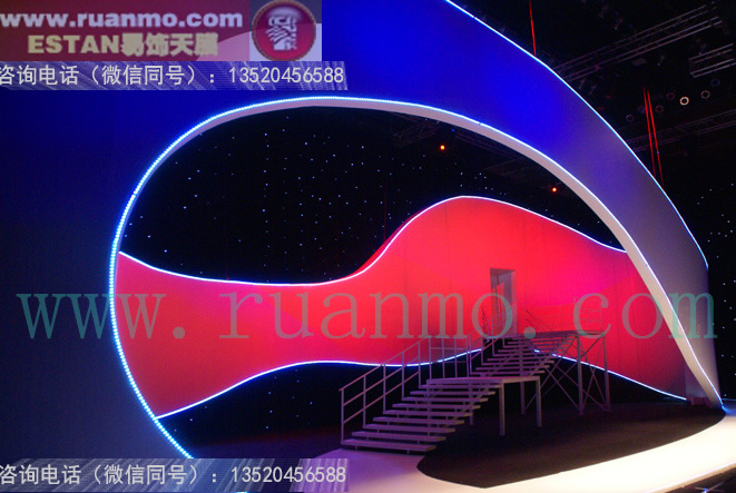 愛(ài)慕新品發(fā)布會(huì)舞臺(tái)背景